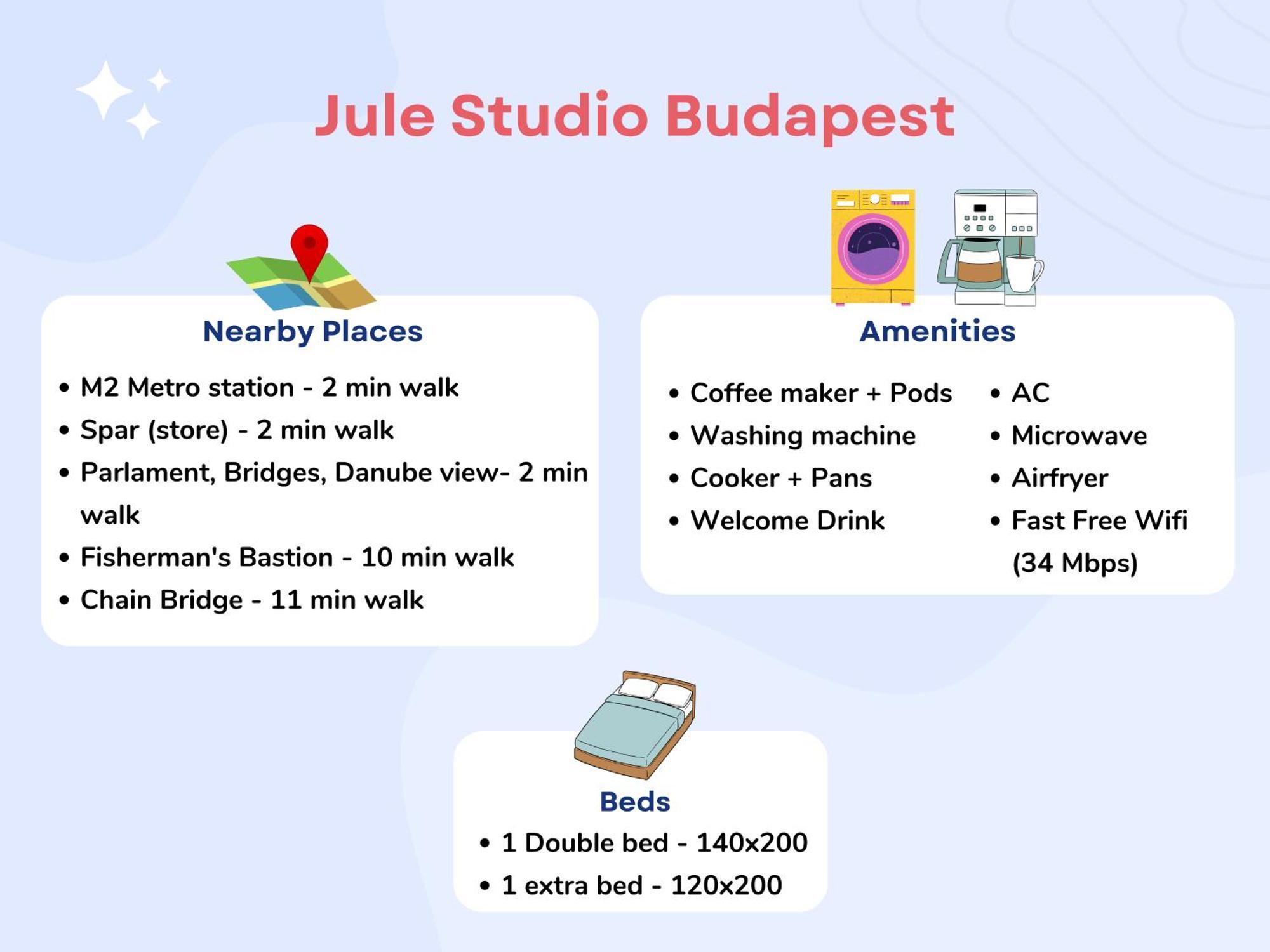 Jule Studio Budapeste Exterior foto